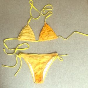Ombré string bikini